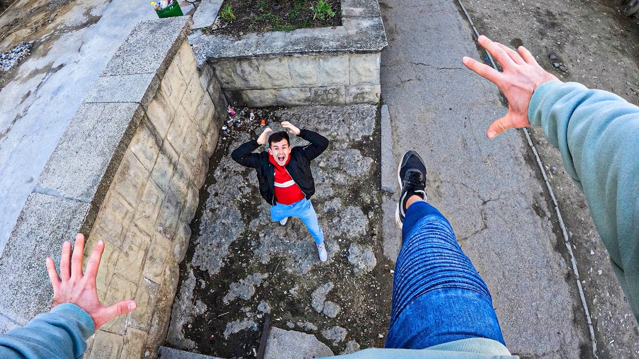 NEVER DO THIS WITH YOUR BROTHER FIRST PERSON @MIVGARD @hothistory7211 (EPIC PARKOUR POV)