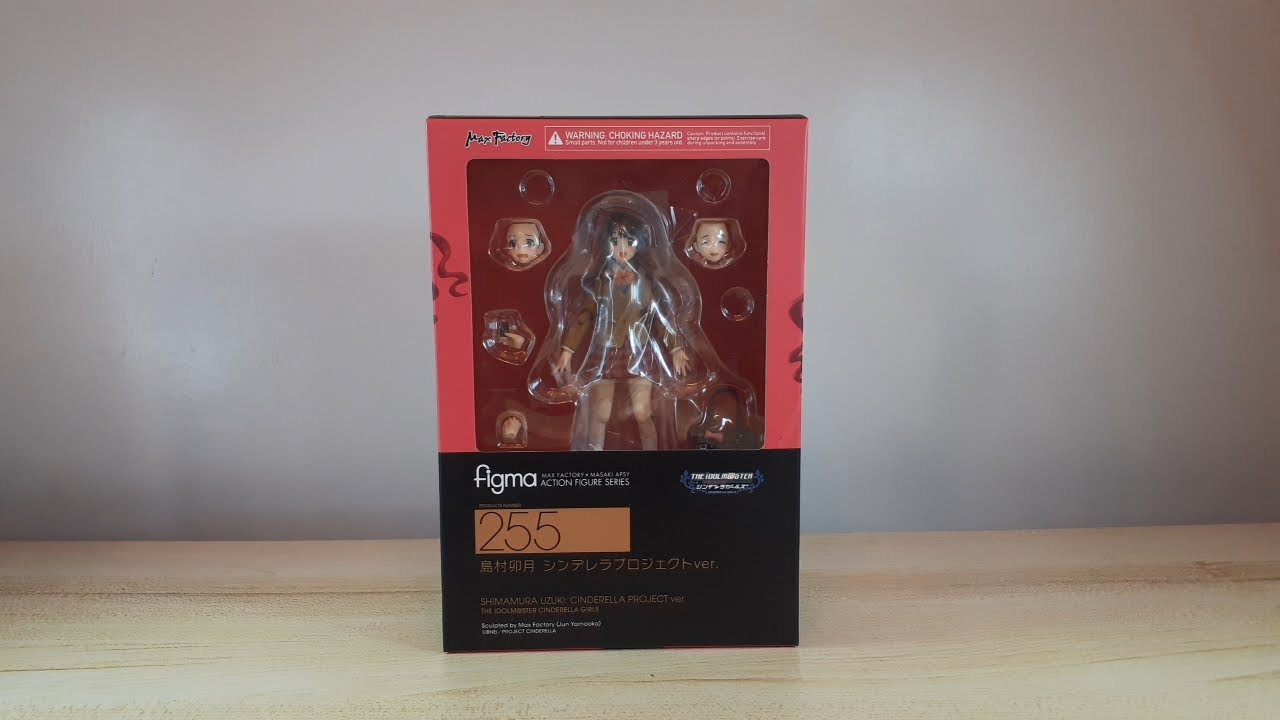 Figma No. 255 Uzuki Shimamura from THE IDOLM@STER CINDERELLA GIRLS Throwback Unboxing & Review