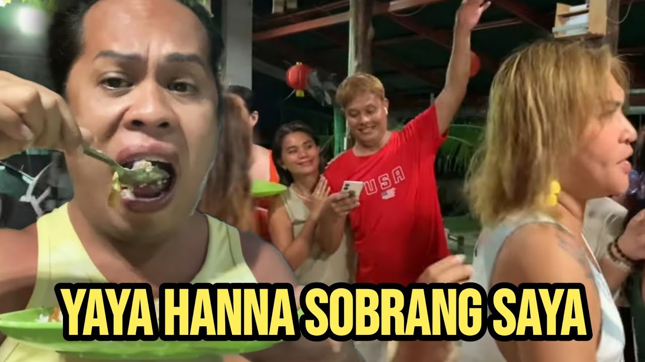 Yaya Hanna Subrang Saya Nya Na Maka Sama Sa Siquijor🥰|Naka Dinner Ng Maaga Dahil PGod‼️