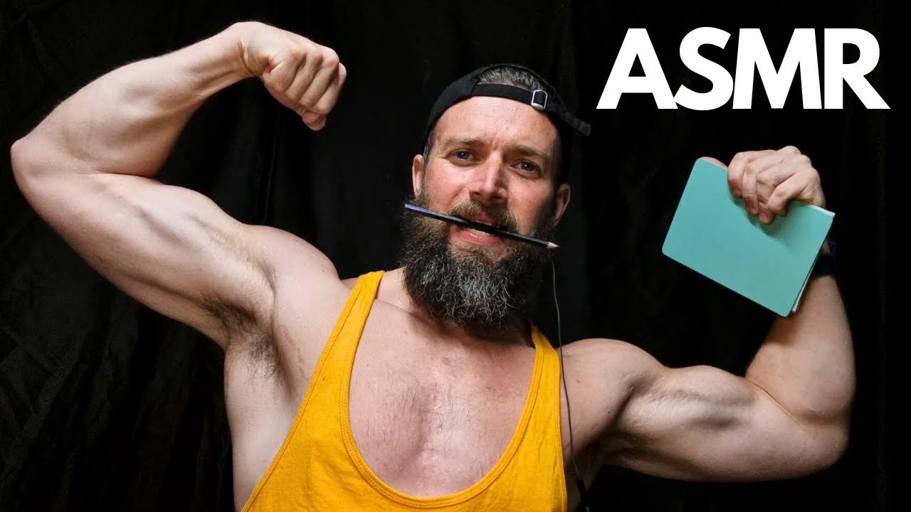 ASMR Roleplay | Gym Bro Feels You Up And Draws You 💪