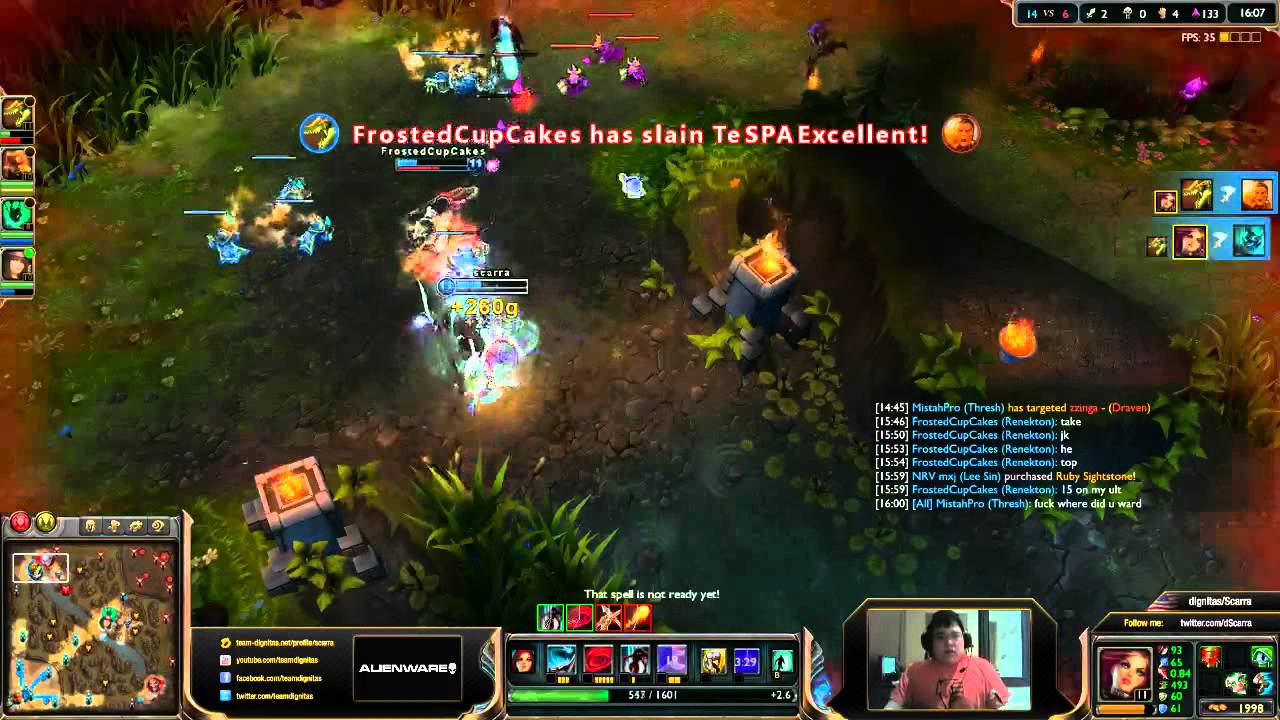 Scarra - Katarina vs Diana mid (Diamond l)