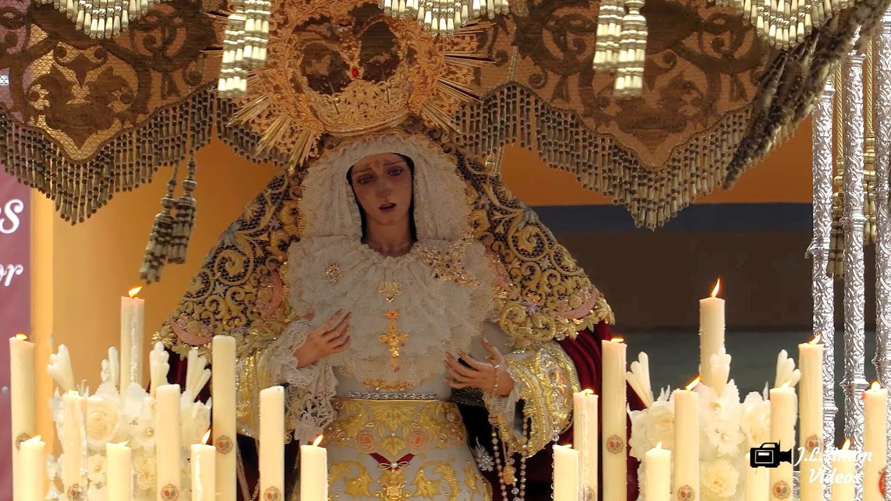 (4K)HERMANDAD DE PINO MONTANO.Salida de la Virgen del Amor 2024 Viernes de Dolores #ssantasevilla24