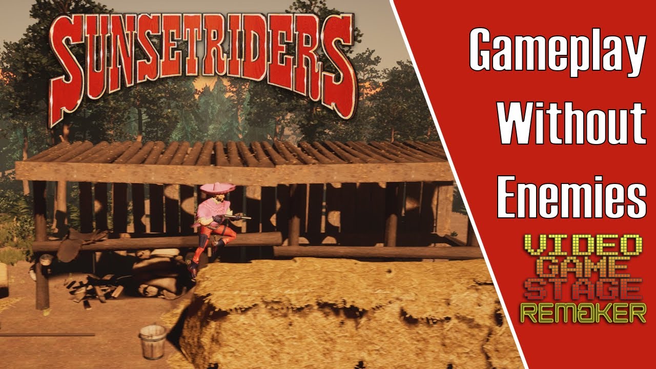 Sunset Riders Stage Remake - Gameplay (No Enemies)
