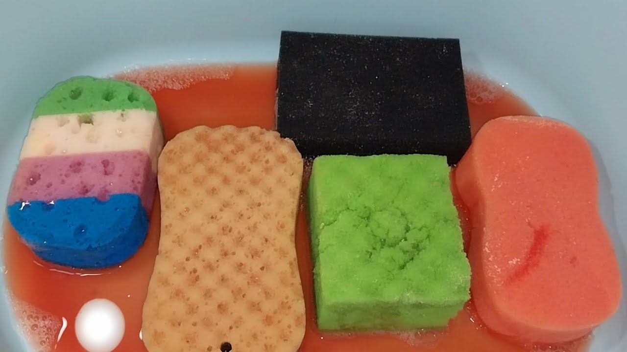 [ASMR] Small Sponges & Sudsy Squeeze