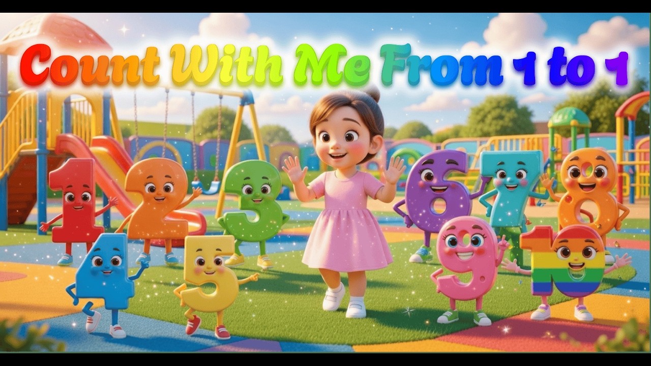 🎵 Đếm số từ 1 đến 10 | Nhạc thiếu nhi sôi động - Giáo dục cho trẻ em | Học về những con số🎵
