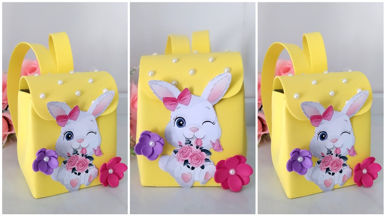 MOCHILA FEITA COM CAIXA DE LEITE |DIY Sua Festa