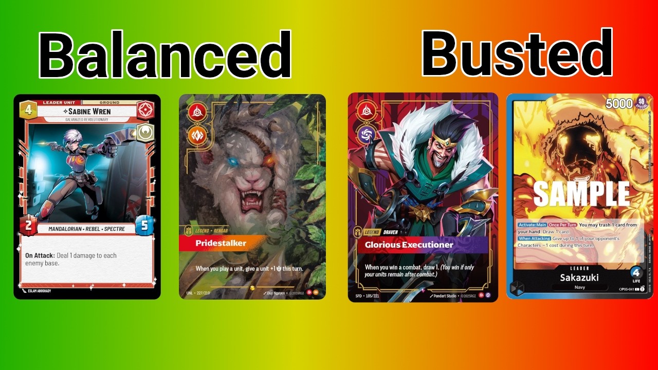 The Dos and Don'ts of Leader Design in TCGs