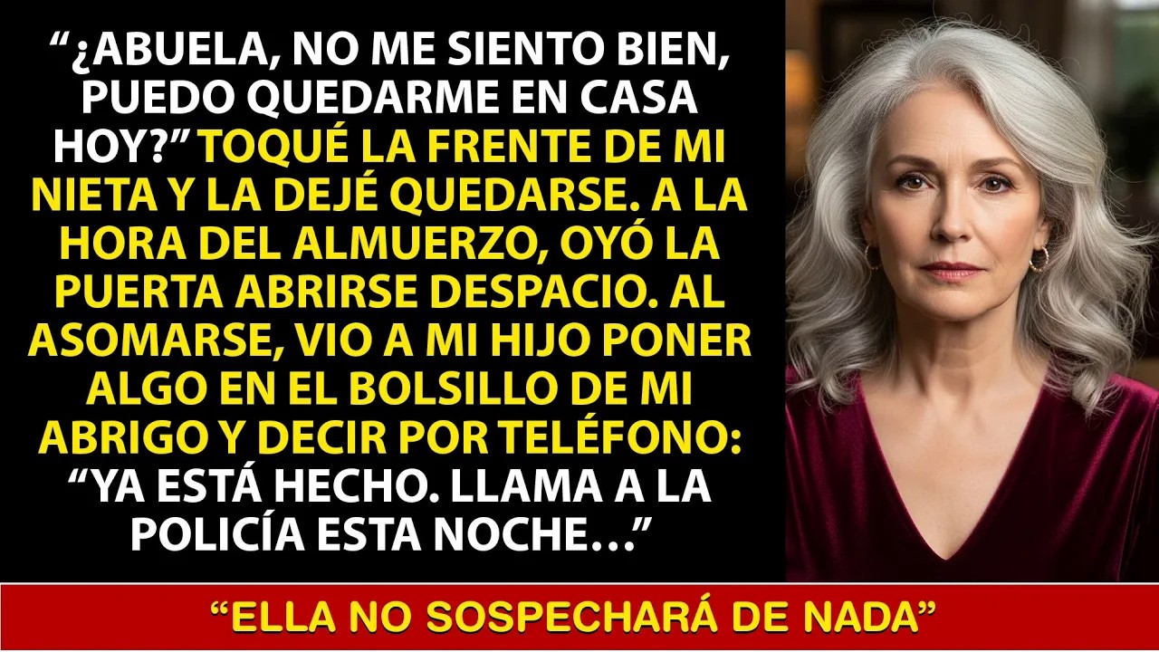“Abuela, no me siento bien, ¿puedo quedarme en casa hoy？” — Lo que vio ese día me dejó en shock