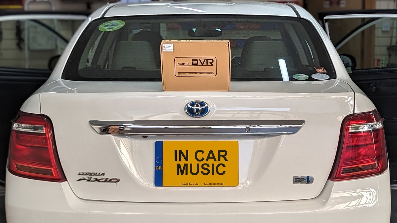 Toyota Corolla fitted DVR In-Vehicle CCTV For PHV & Taxi Drivers with Front, Rear & Internal Cameras