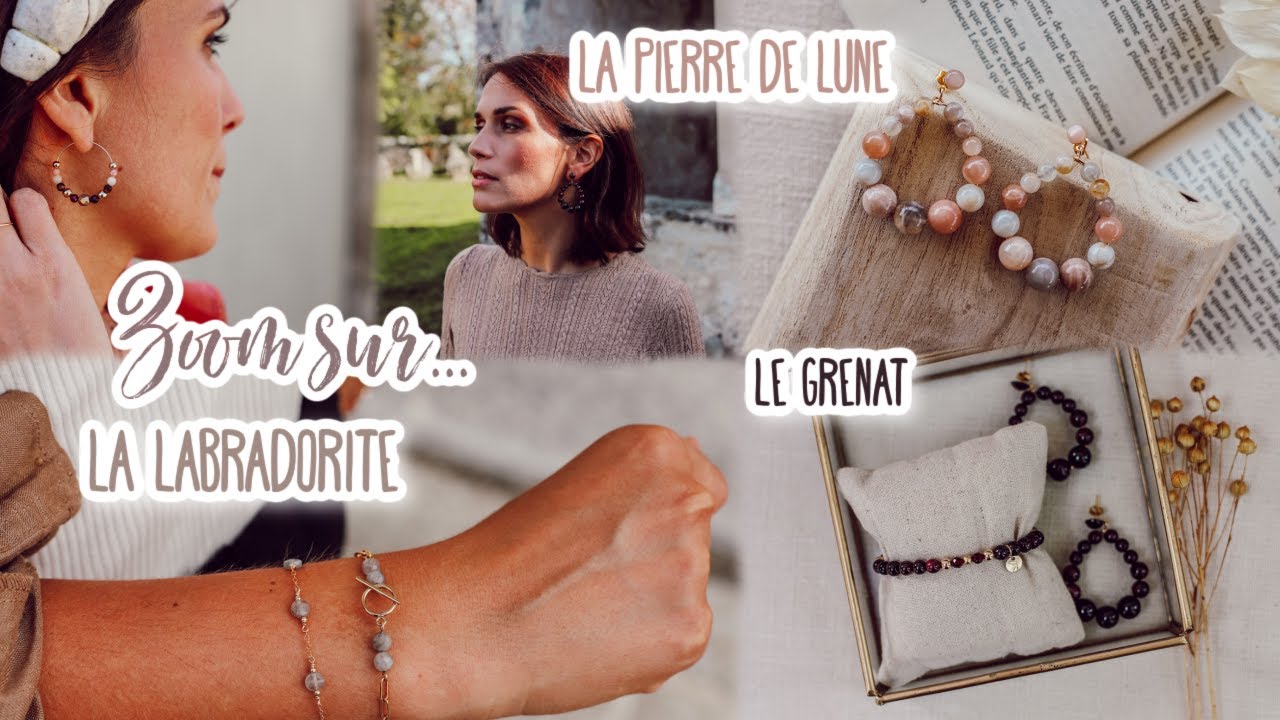 BIJOUX - L’hirond’elle et toi - Zoom sur 3 pierres semi-précieuses
