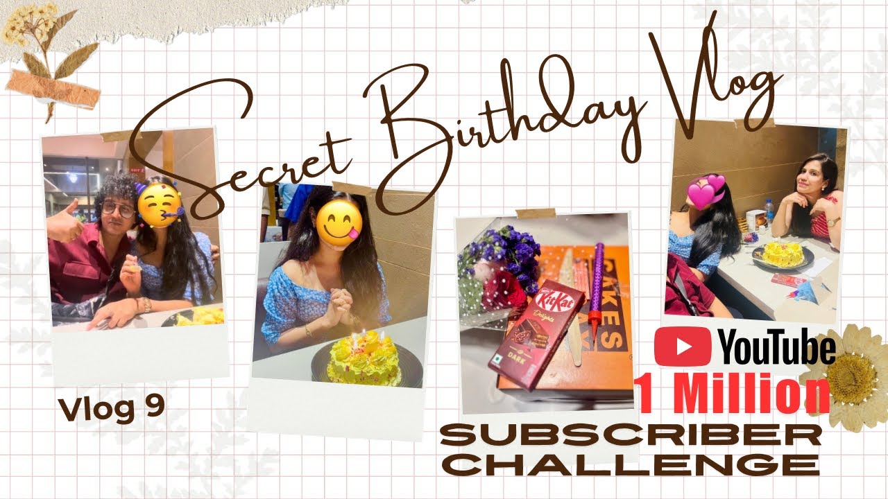 Surprising 😱my Friend on her 🎂Birthday | 1 M Subscribers Challenge ￼|