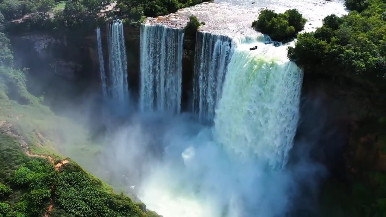 Soothing Piano Music for Inner Peace | Waterfall Scenery