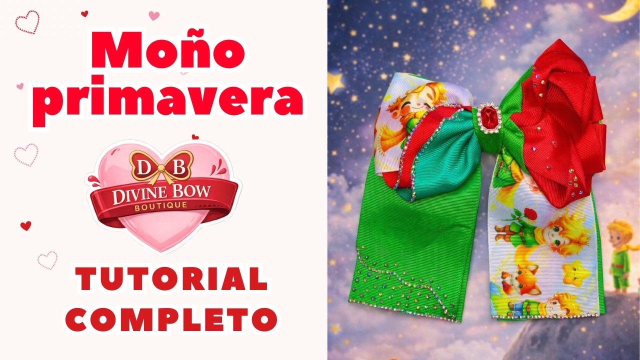 MOÑO PRIMAVERA, TUTORIAL PASO A PASO