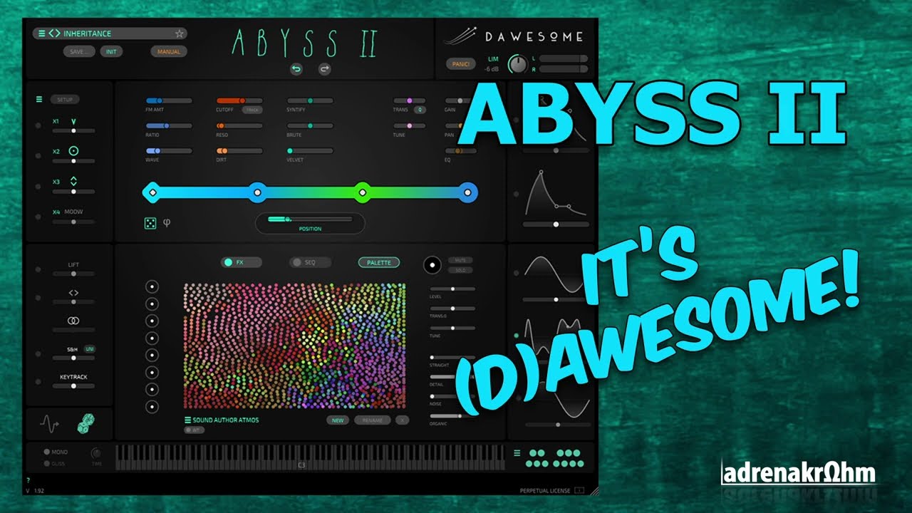 ABYSS II from Dawesome. The fun returns to synthesis.