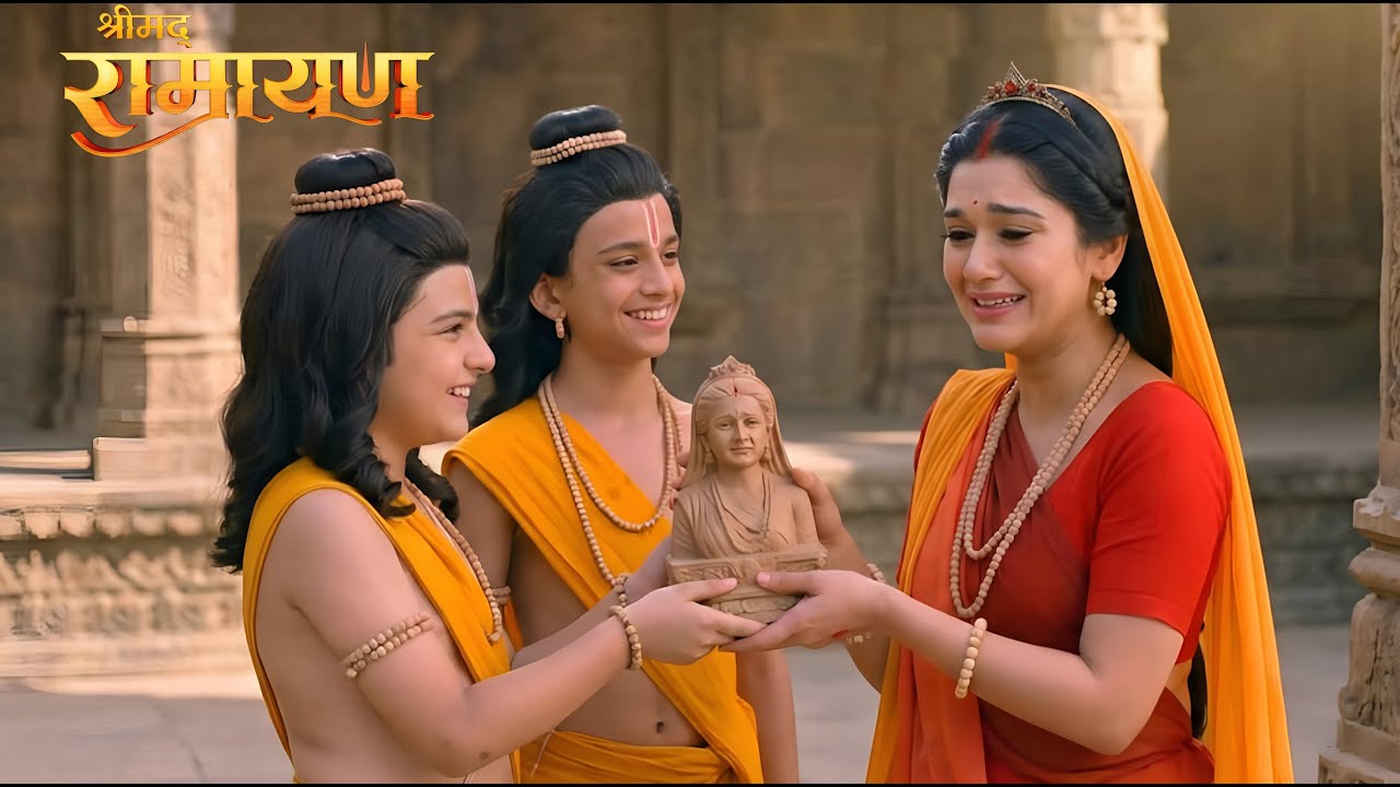 लव-कुश ने बनाई माँ सीता के लिए मूर्ति | देखकर भावुक हो गई माँ सीता|| Shrimad Ramayan