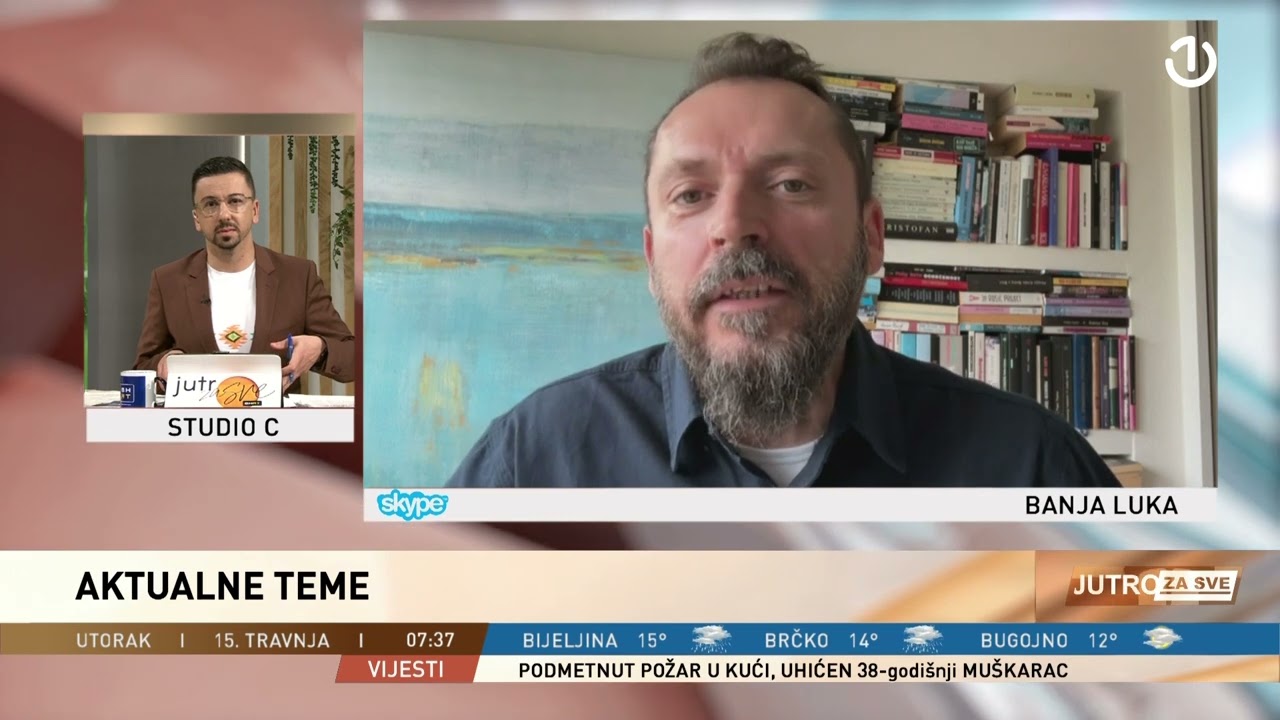 Gost Jutra za sve bio je Dragan Bursać, novinar i kolumnista