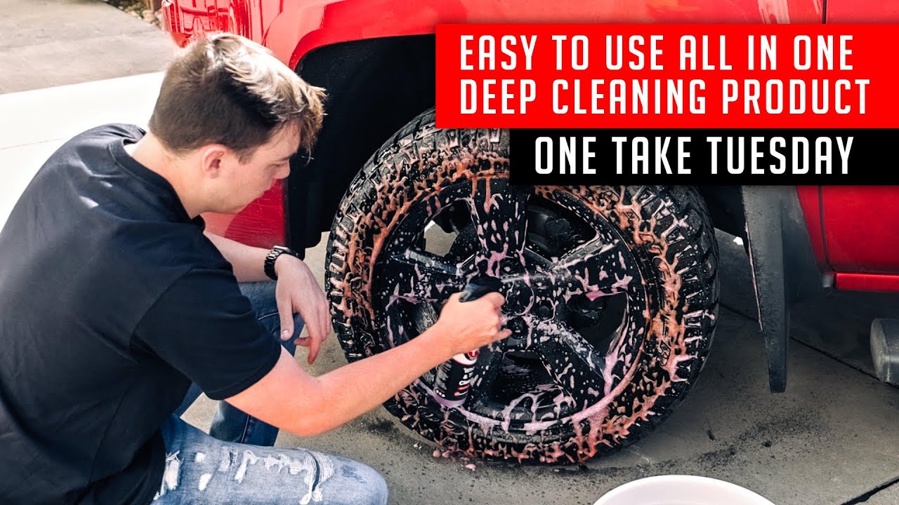 Clean Your Wheels, Tires, and WeatherTech Floor Mats At The Same Time