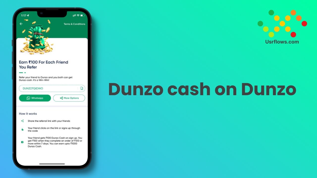 Dunzo cash on Dunzo - User flow | Dunzo |