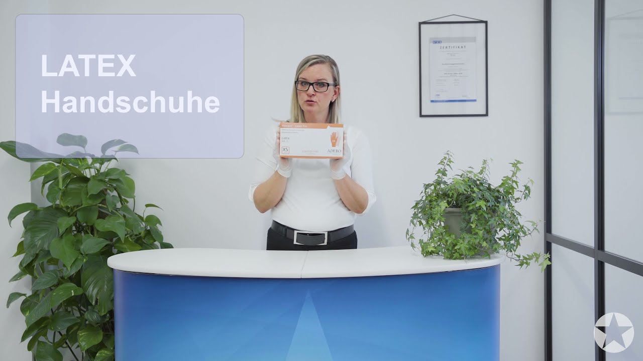 Medic Star - Latex Handschuhe (Erkl&auml;rvideo)