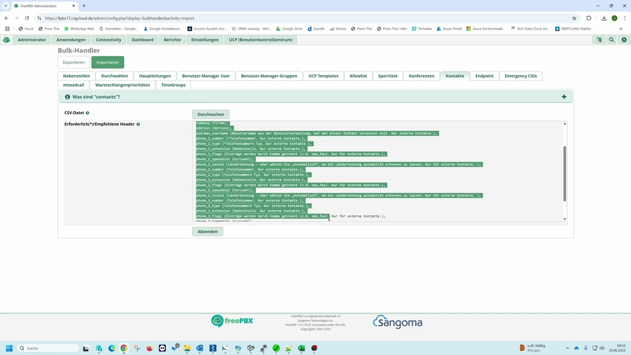 Themenreihe FreePBX/Asterisk-Teil 4.37. Kontaktmanager-Das neue Telefonbuch