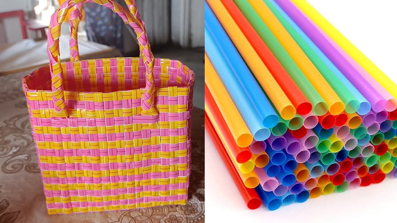 Beautiful Basket made from Straw