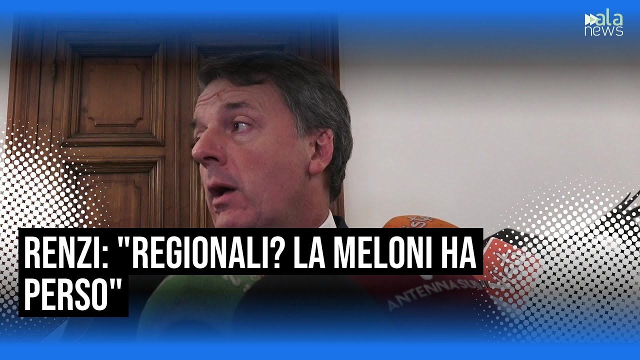 Regionali, Renzi: 
