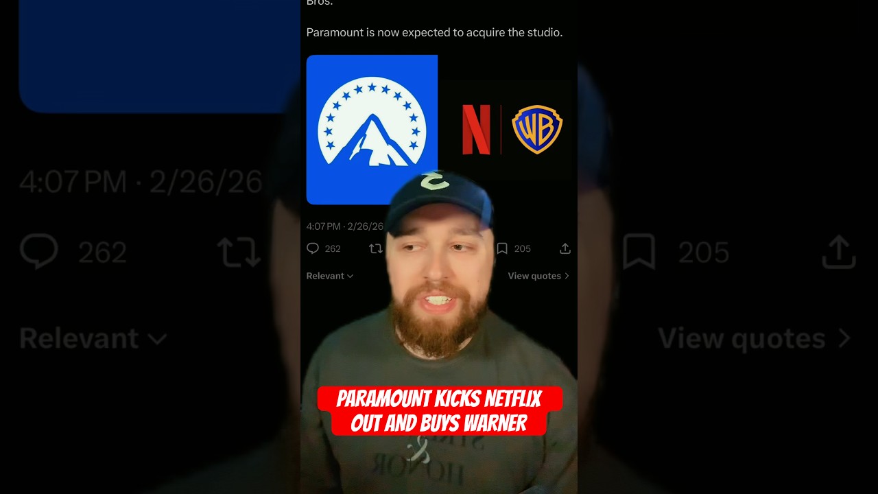 Netflix вышел! Paramount покупает Warner Brothers!?