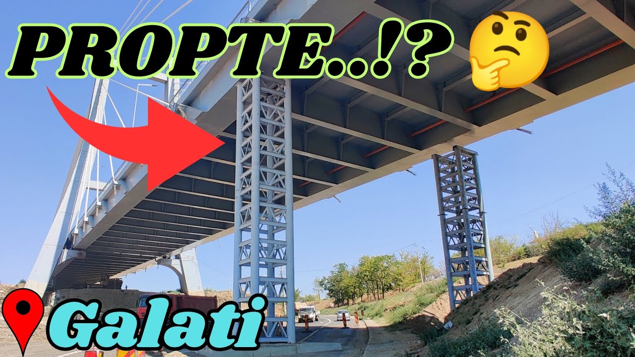 Situația Podului Hobanat din #Galați🌉