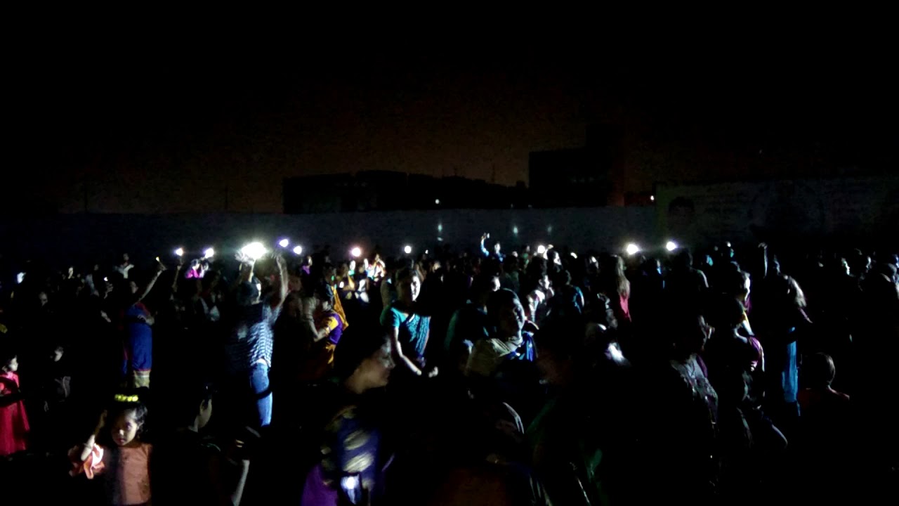 Torch dance at Mane Nagar, Nashik
