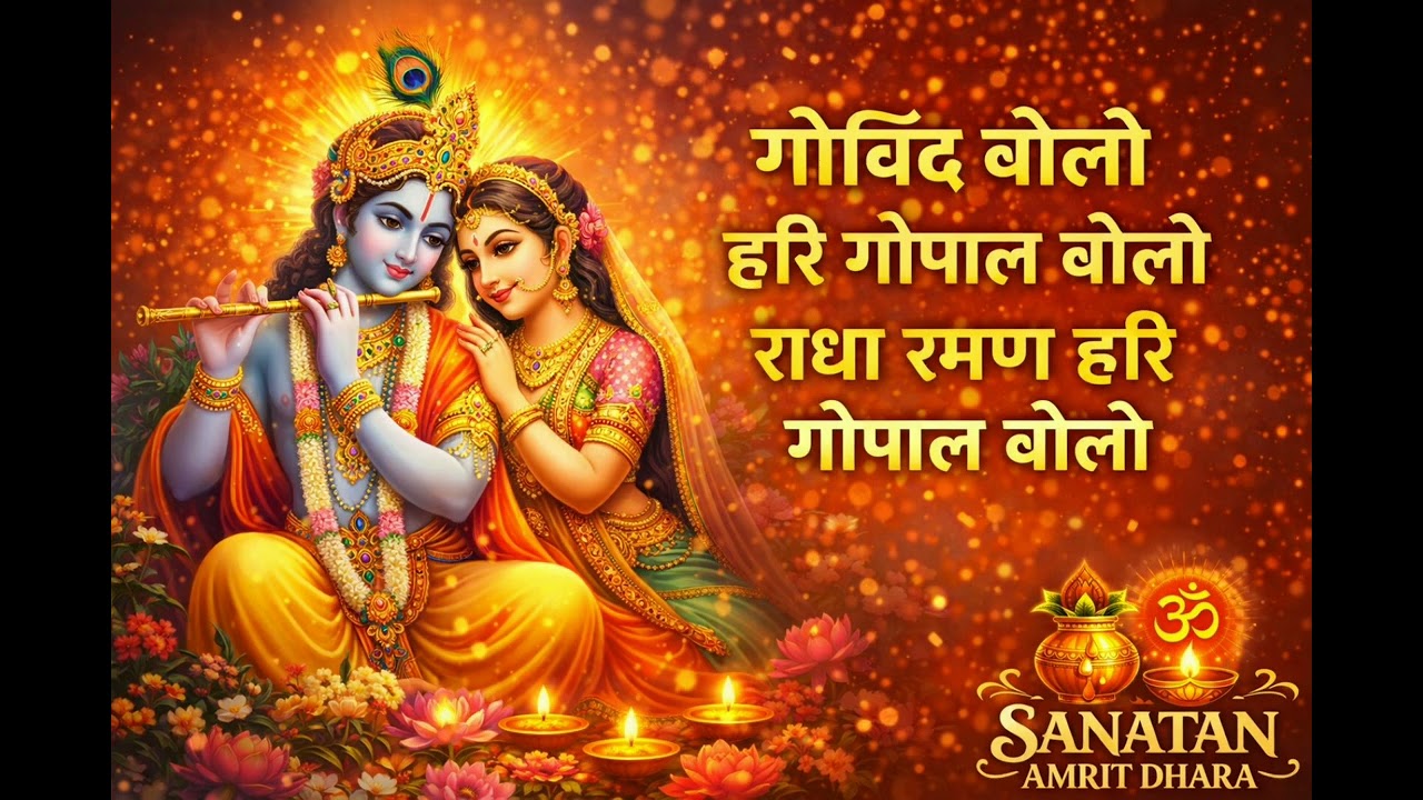 Govind Bolo Hari Gopal Bolo | Radha Raman Hari Gopal Bolo | Krishna Kirtan | Sanatan Amrit Dhara