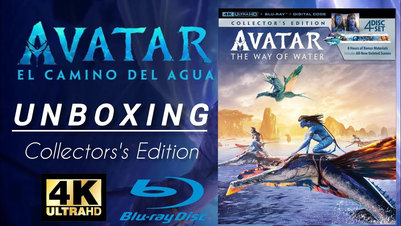 Avatar: El camino del agua | 4K | BluRay | Formato físico | Colección de películas | 
