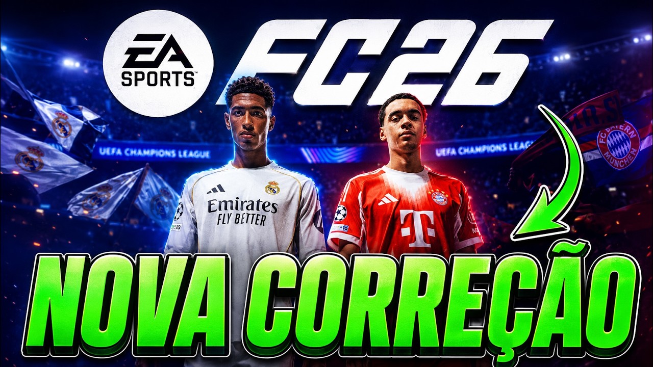 [NOVO] EA FC 26 NOVA CORREÇÃO 1.4.3 - COMO BAIXAR E JOGAR COMPLETO, RÁPIDO E FÁCIL - Steam e EA App