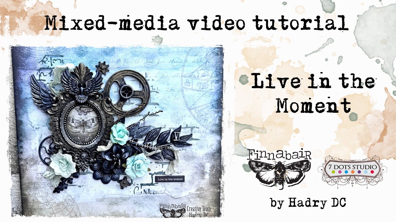 LIVE IN THE MOMENT Mixed Media LO by 