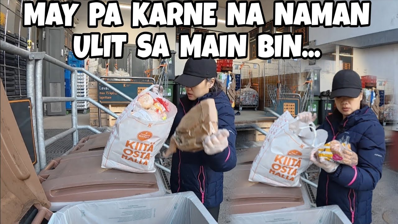 MAY PA KARNE ULIT SA MAIN BIN | DUMPSTER DIVING IN FINLAND | THAI-FINNISH 