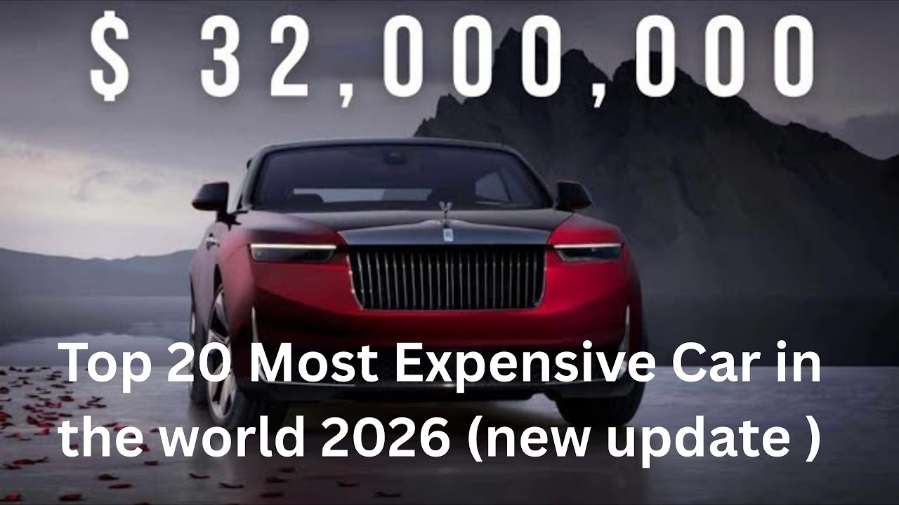 Top 20 Most Expensive Car in the world 2026 (new update )NEW DISCOVERY