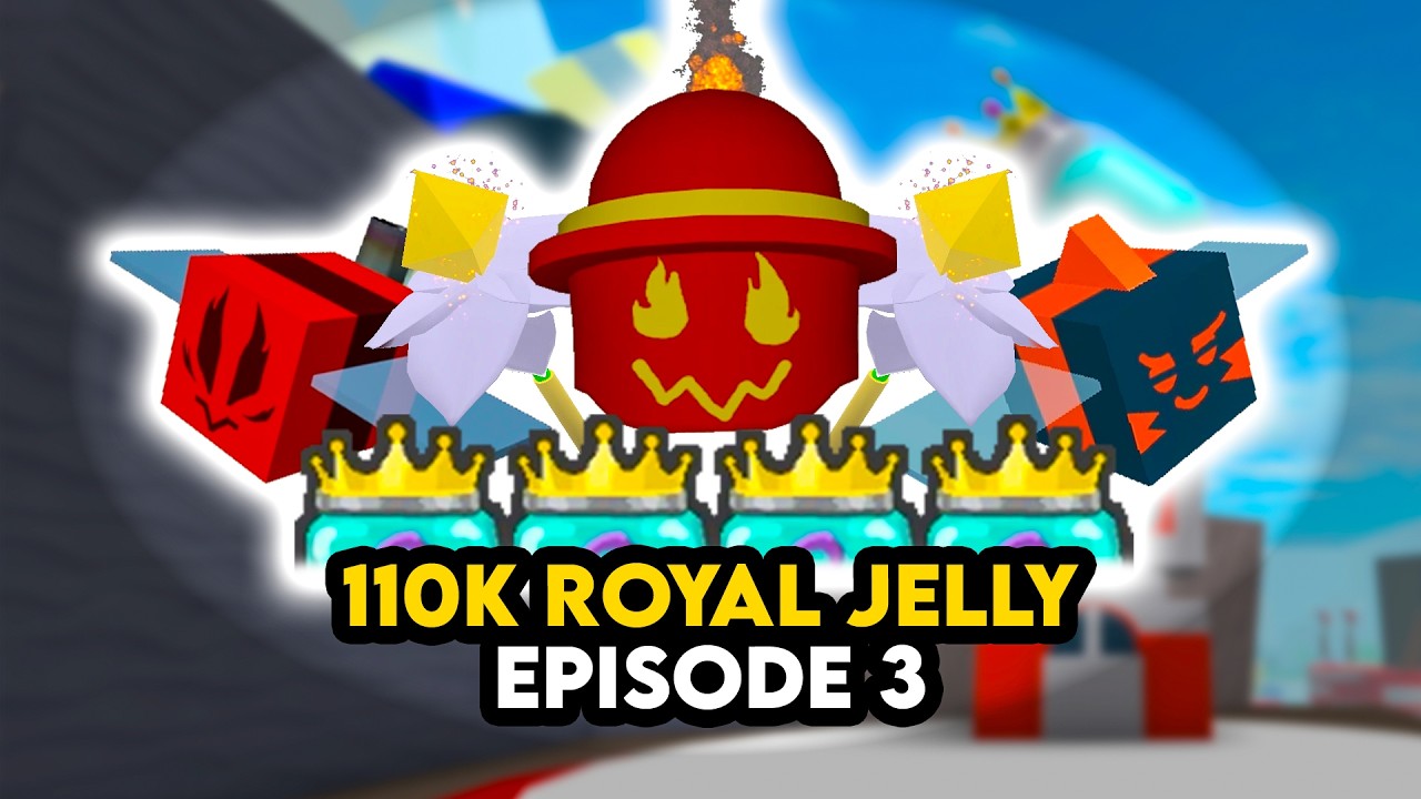☺️110K Royal Jelly - Journey To Red Hive [Ep. 3] | Bee Swarm Simulator Roblox