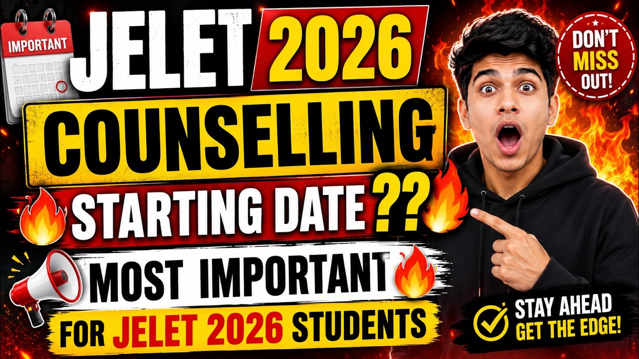 West Bengal Jelet 2026 Counselling notice #jelet2026 #wbjee #decentralizedcounselling