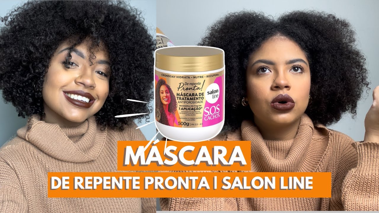 DE REPENTE PRONTA MÁSCARA LANÇAMENTO SALON LINE| RESENHA COMPLETA| SERÁ QUE VALE A PENA?