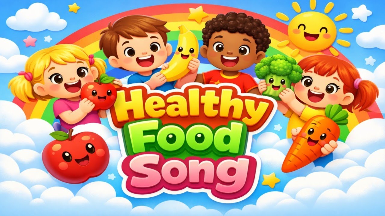 Healthy Food Song for Kids 🌈 | Eat Healthy & Grow Strong | Fruits & Vegetables Song | BP Kids