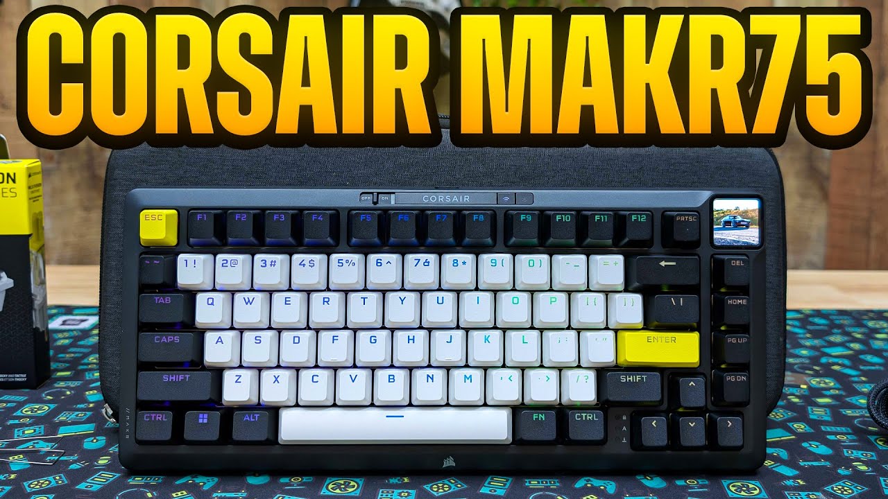 Corsair Makr 75 Review And Build with Typing Test