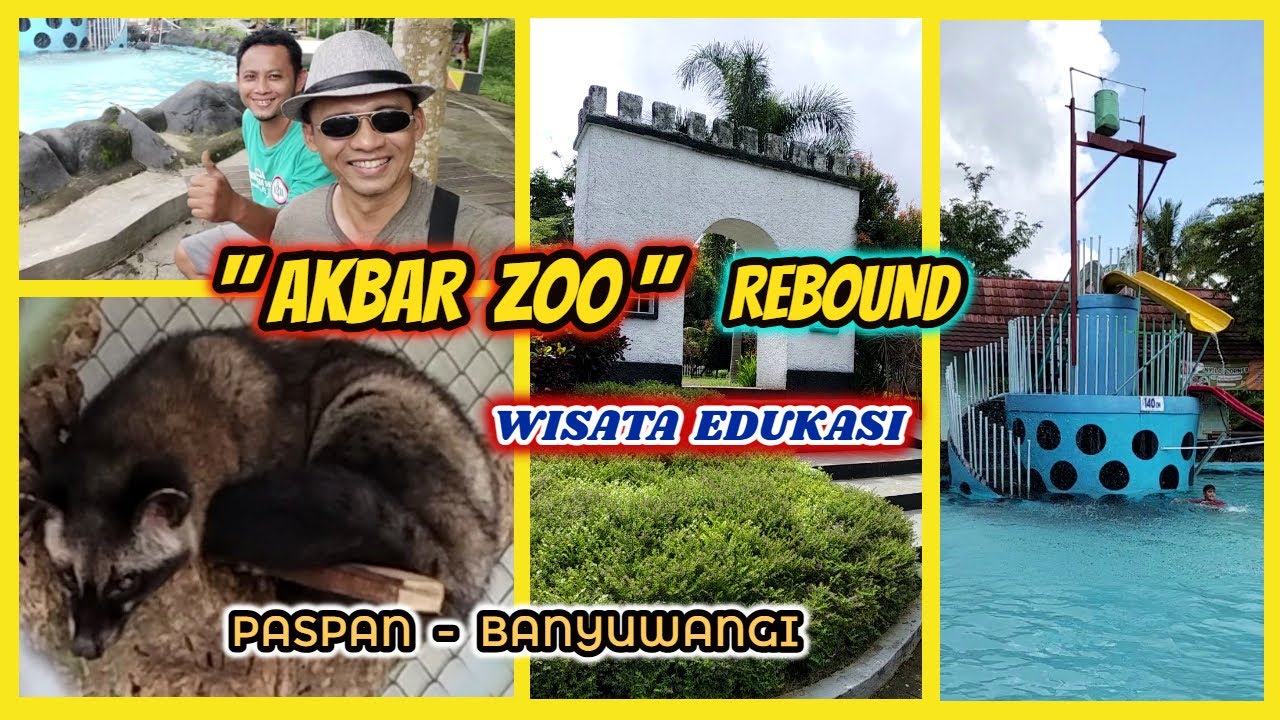 AKBAR ZOO Rebound. Destinasi Wisata Air dan Wisata Edukasi di Banyuwangi