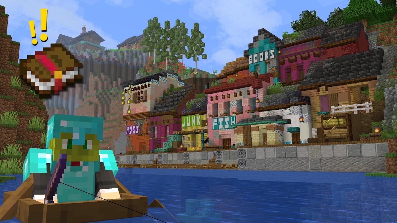 I Built an Entire Fishing Village for one Mending Book