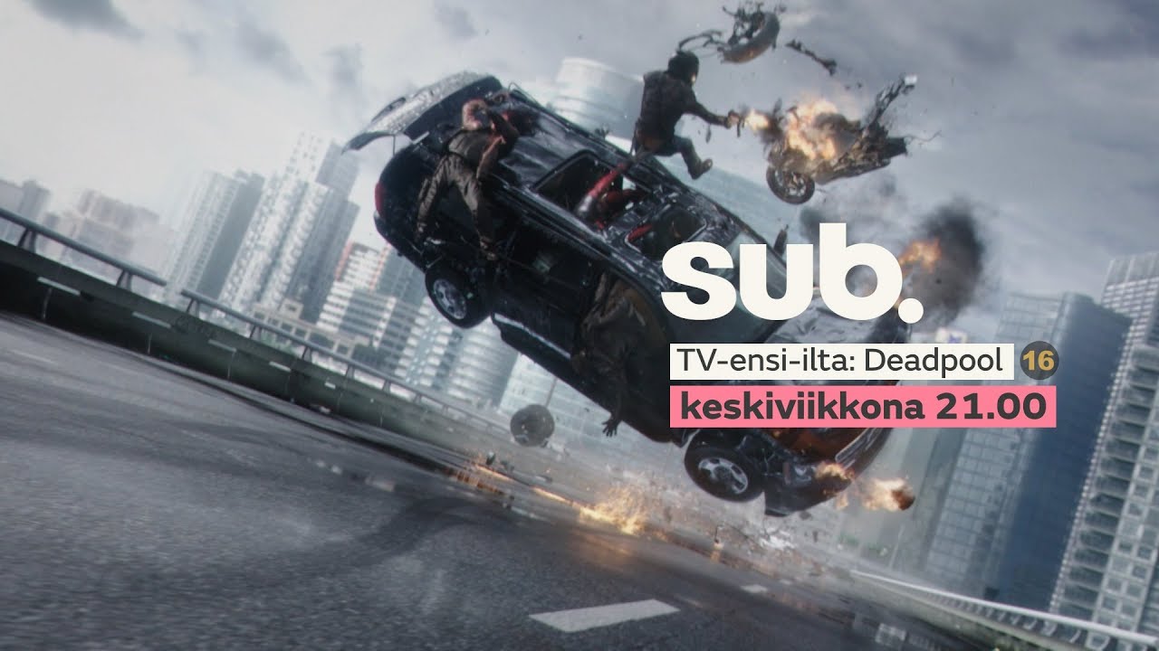 TV-ensi-ilta | Deadpool ke 21.00 | Sub