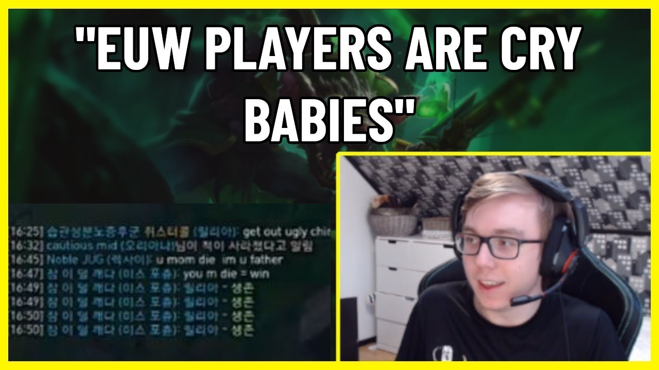 THEBAUSFFS Compares TOXICITY in KOREA vs EUW