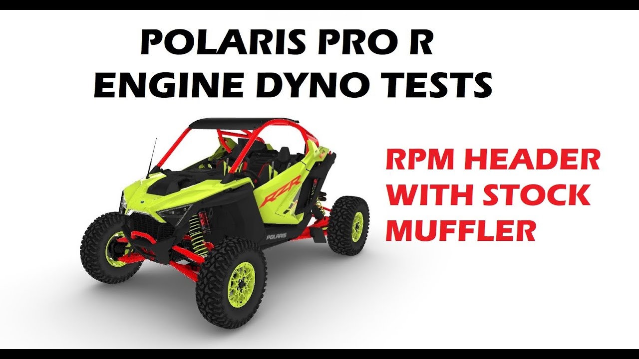 HOW MUCH HORSEPOWER DOES THE PRO R MAKE WITH RPM HEADER ON OUR 902S ENGINE DYNO? See it here!