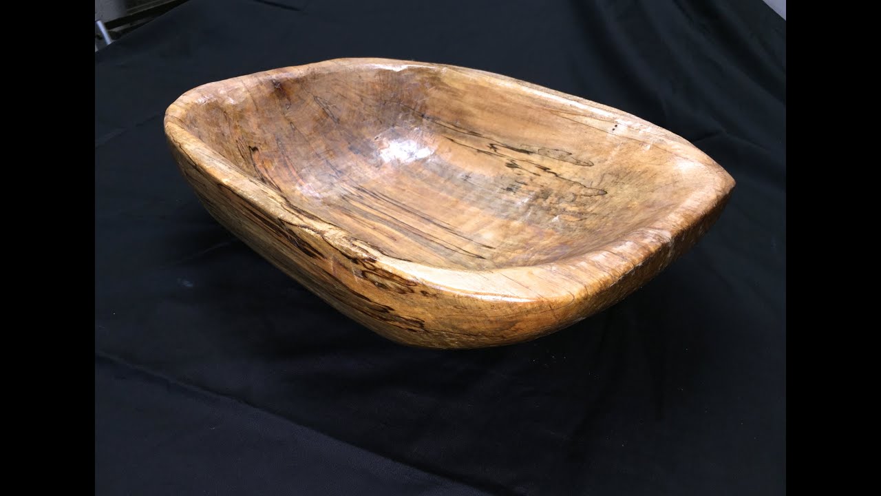 Hand Carved Maple Wooden Bowl