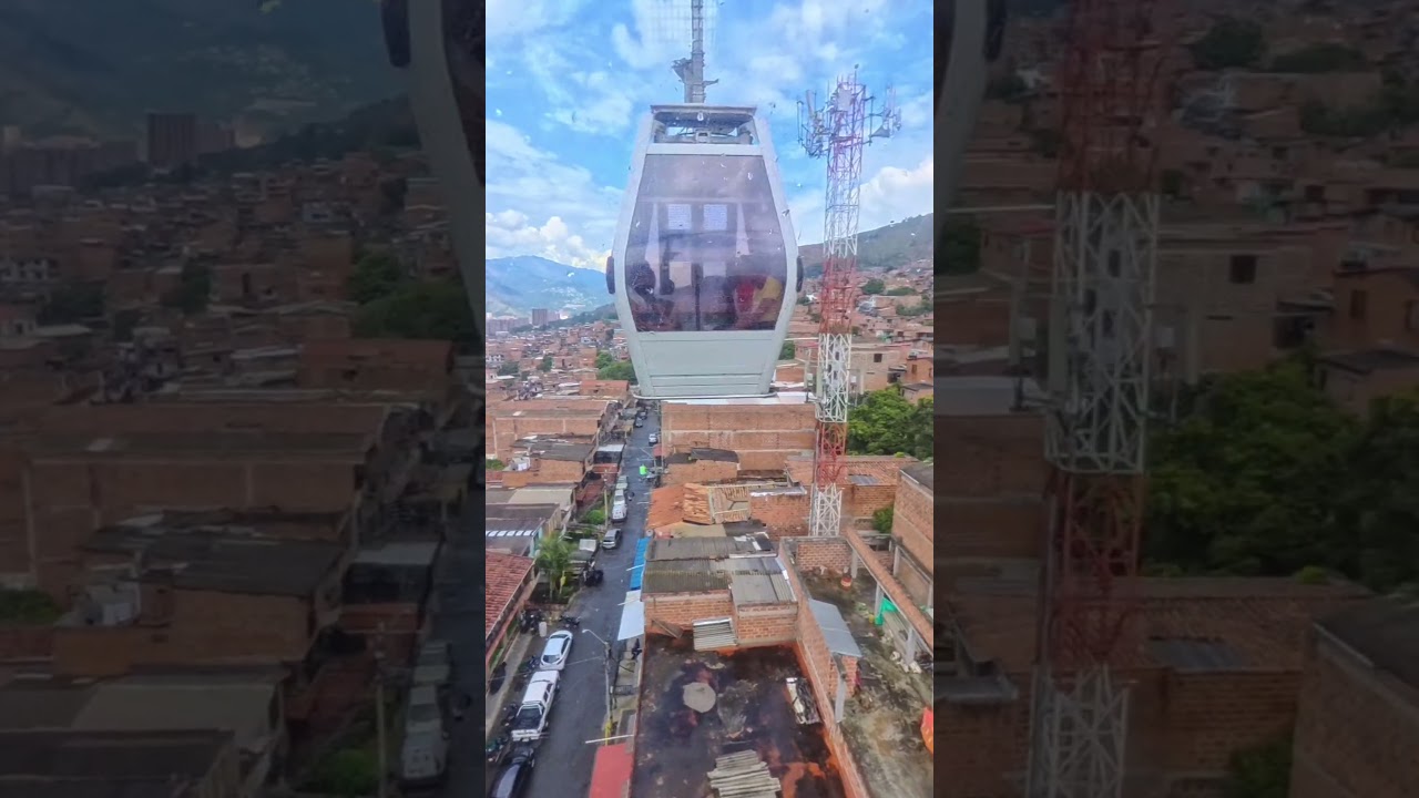 Metrocable GONDOLA ride on Line K | Acevedo to Santo Domingo, MEDELLÍN, COLOMBIA 🇨🇴
