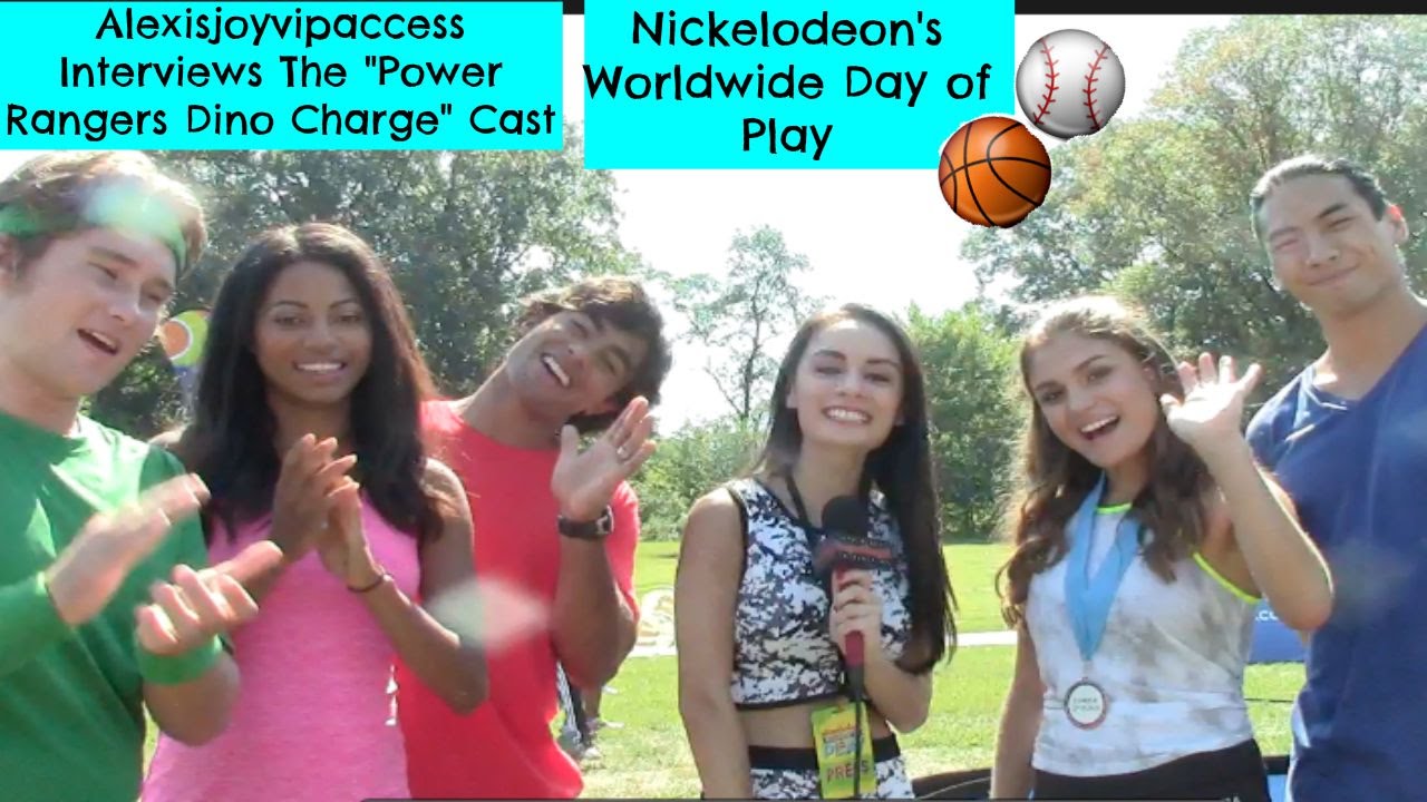 Power Rangers Dino Charge Cast Interview - Alexisjoyvipaccess - Nickelodeon Worldwide Day of Play