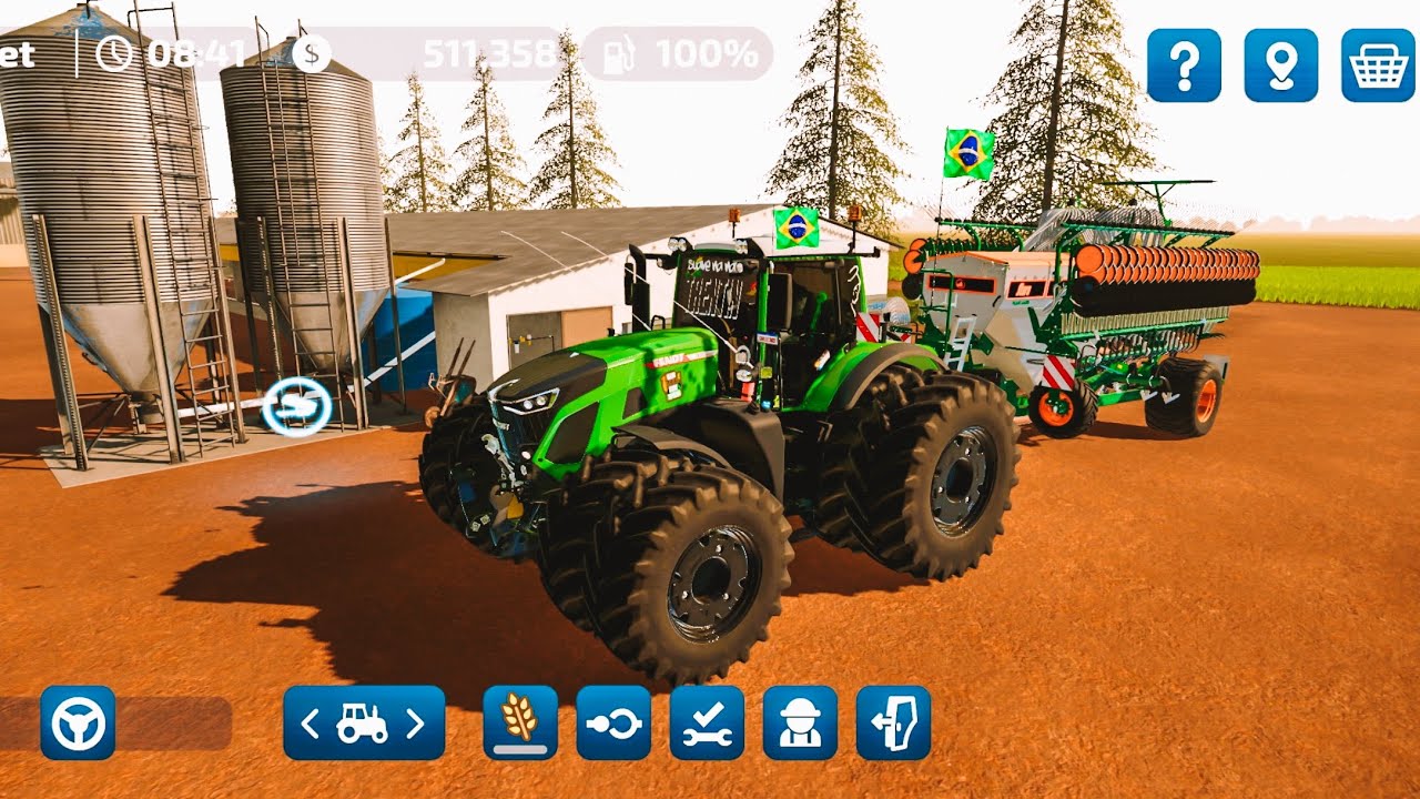 FS23 FAZENDA CHAPADÃO COM VARIOS MODS BRASILEIRO |APK FS23 COM MODS BR🇧🇷🚜🌾🌽🥦🍠🫐🥒