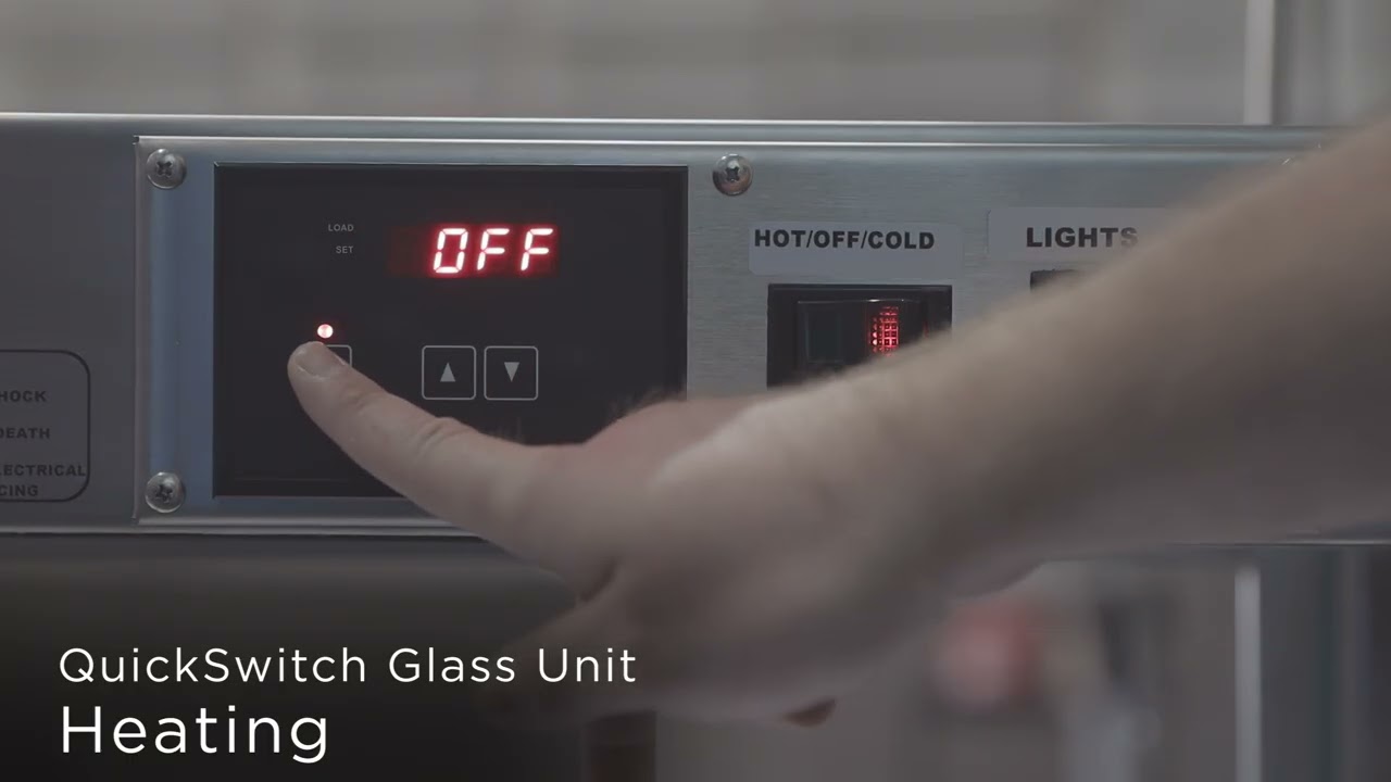How to Operate LTI's QuickSwitchGlass Hot/Cold Shelf Unit